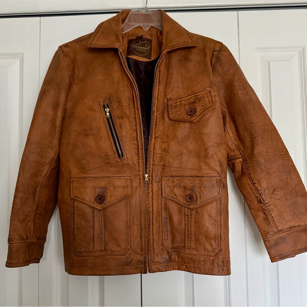 Men's Brown Leather Jacket